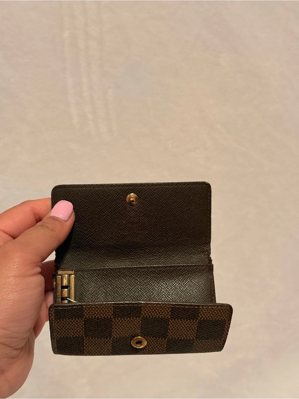 Louis Vuitton Damier Ebene Key Holder TH1309